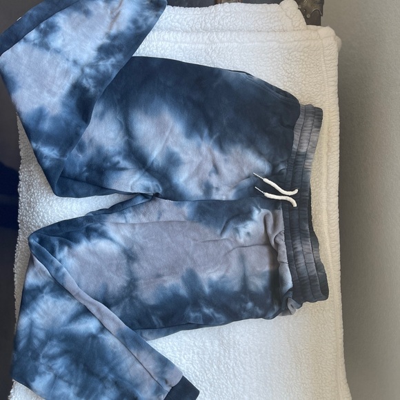 Nia High Waisted Drawstring Tie-Dye Coordinating Slim Sweatpants - Picture 4 of 4